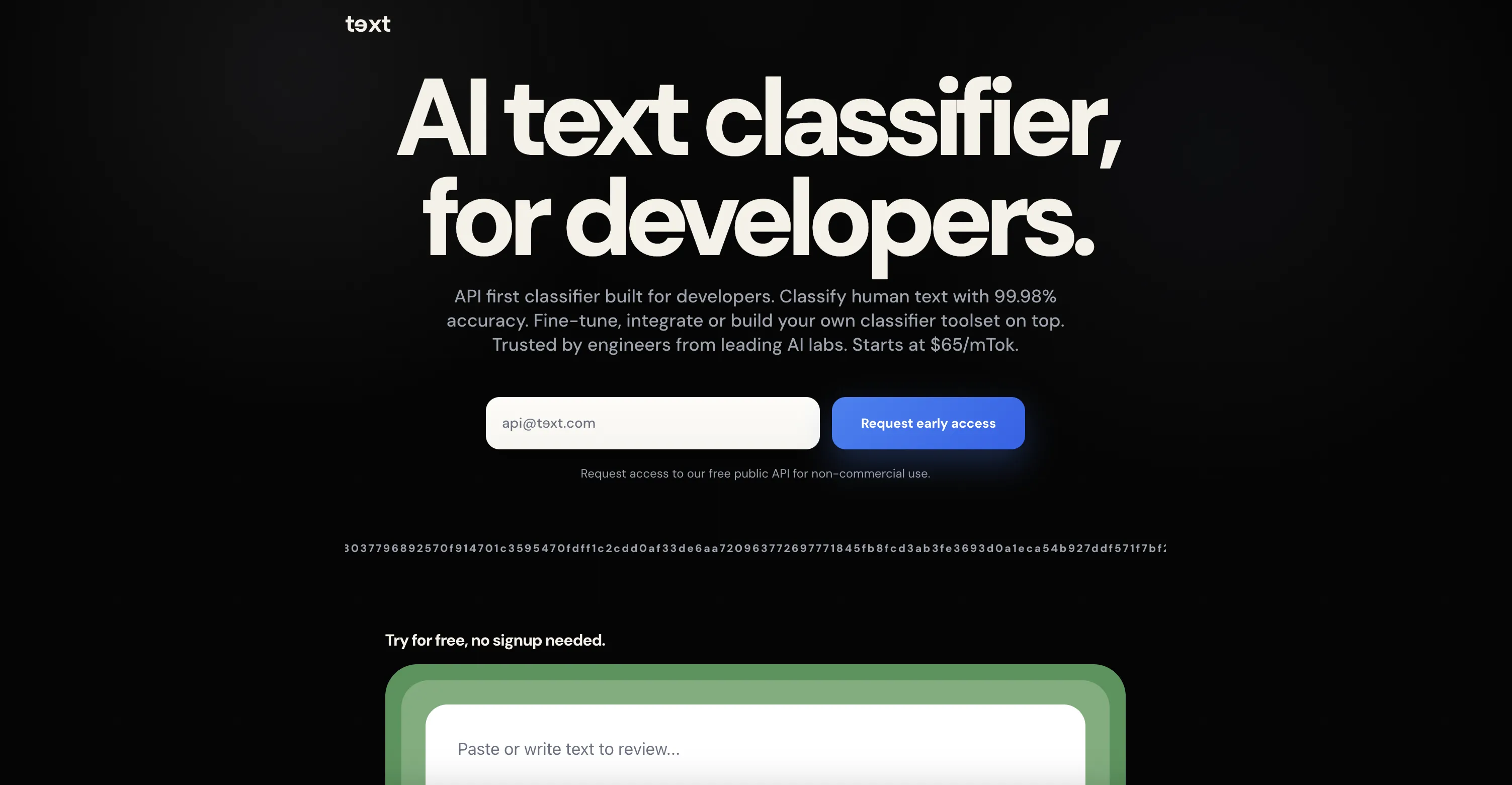 tɘxt screenshot 1